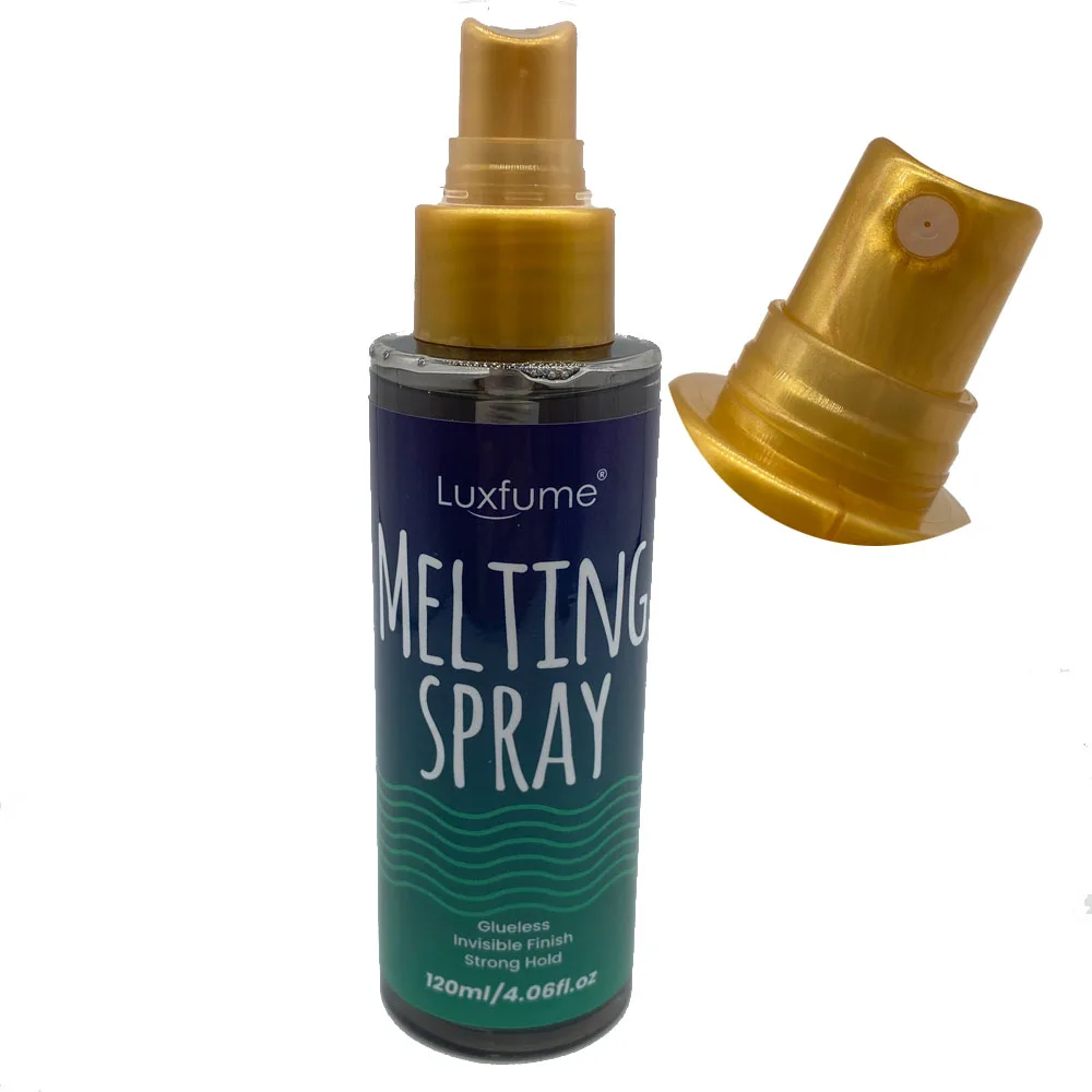 Glue Gun Hair - 1 ขวด Luxfume 120ml วิกผมลูกไม้กาวสเปรย์แห้งเร็ว,ยาวนาน,ลูกไม้ที่มองไม่เห็น,ธรรมชาติ Melting