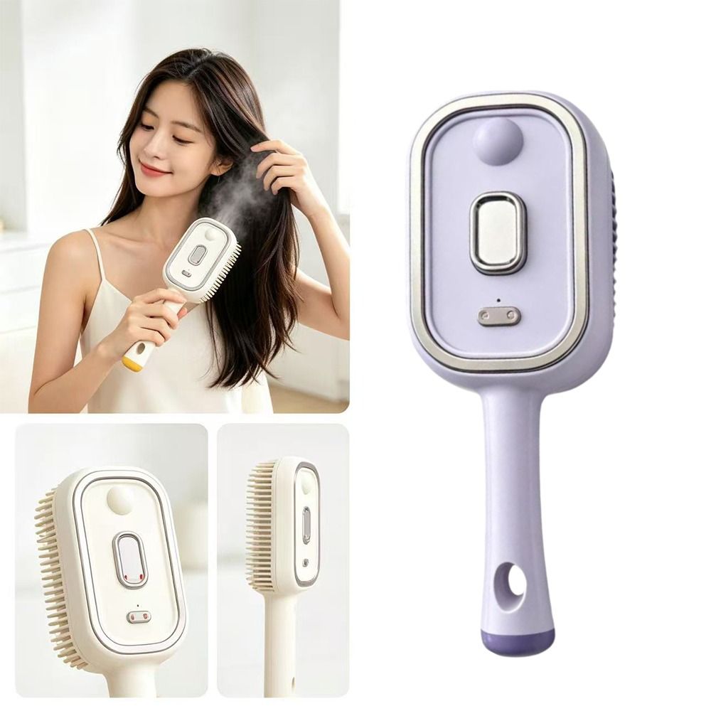 Hair Care Is Self Care - หวีไฟฟ้าทนทานสำหรับดูแลเส้นผม พร้อมสเปรย์นวด ป้องกันไฟฟ้าสถิต ทำความสะอาดตัวเองได้ ใช้สำหรับนวดหนังศีรษะ เหมาะเป็นของขวัญ