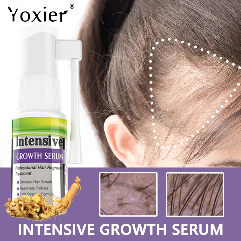 Hair Care Hair Serum - Intensive Growth Serum ป้องกันสเปรย์หนังศีรษะ Reactivate รูขุมขน