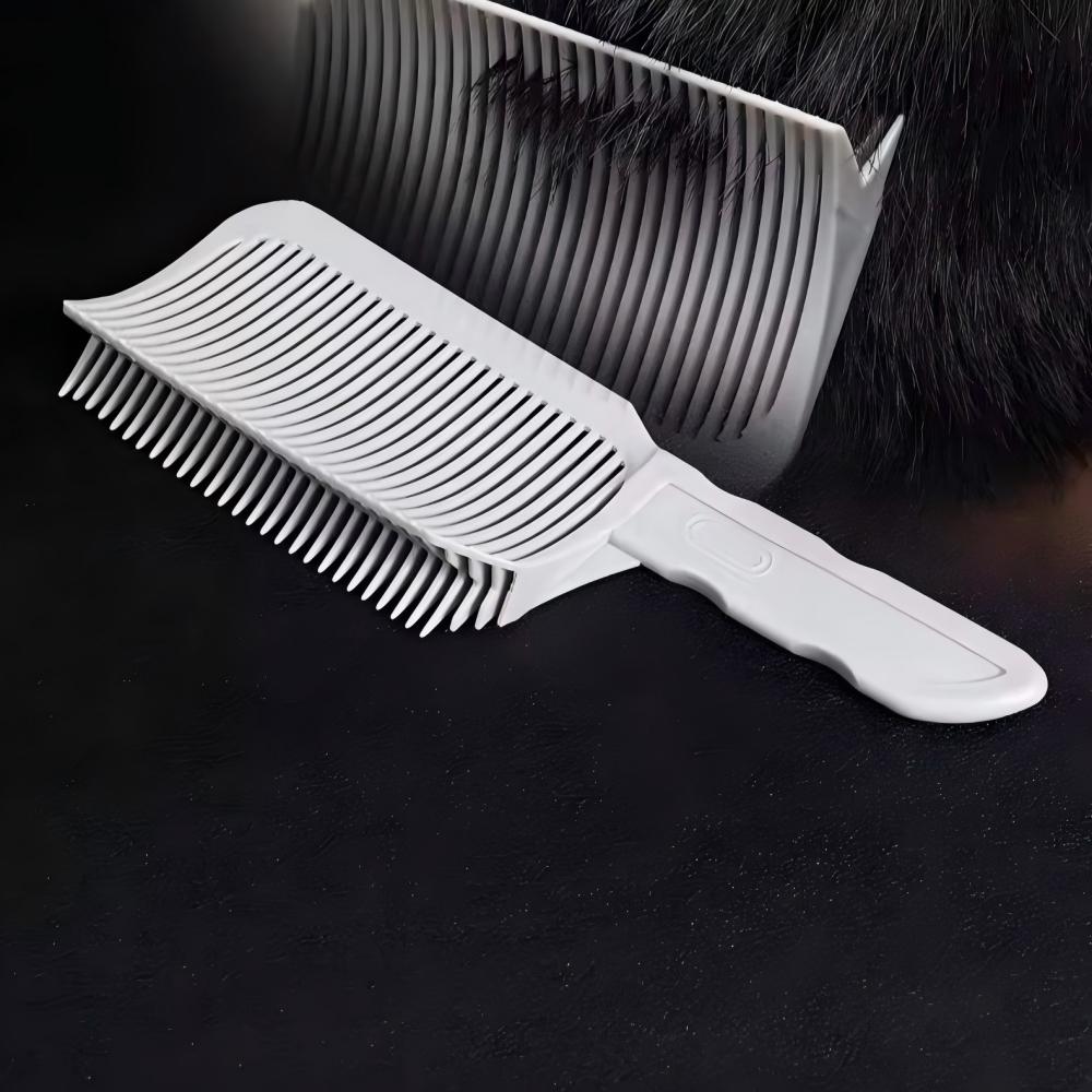 Hair Care For Men - หวีตัดผมแบบมืออาชีพ สำหรับช่างตัดผม หวีแบนสำหรับตัดผมทรงเฟด สำหรับผู้ชาย ทนความร้อน แปรงเฟด