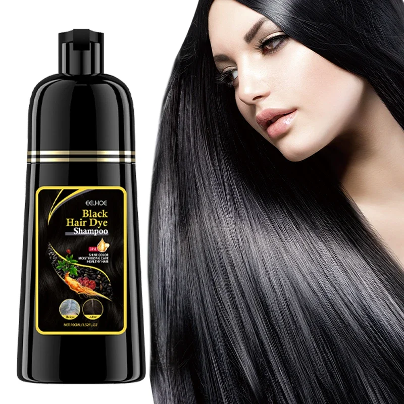 Hair Care Loreal - 100มล. สีดำยาย้อมขน ing แชมพู3-in-1สมุนไพรธรรมชาติสีทันทีแชมพูแห้งทำความสะอาดเส้นผมบำรุง