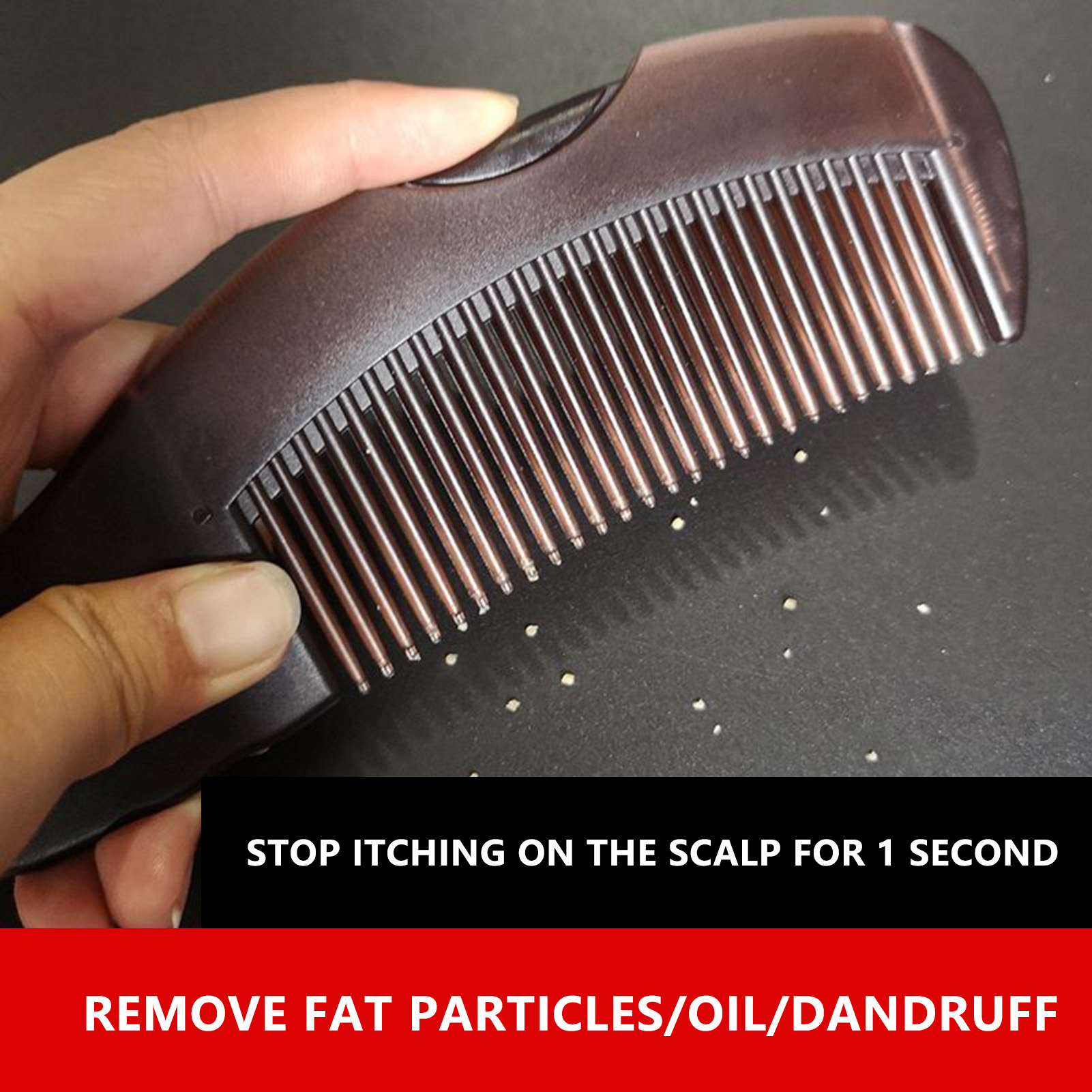 Hair Care Is Self Care - รังแคกําจัดหนังศีรษะหวีผมผม Dressing Comb Self-ทําความสะอาด Anti-Static แปรงนวดผมจัดแต่งทรงผมเครื่องมือ