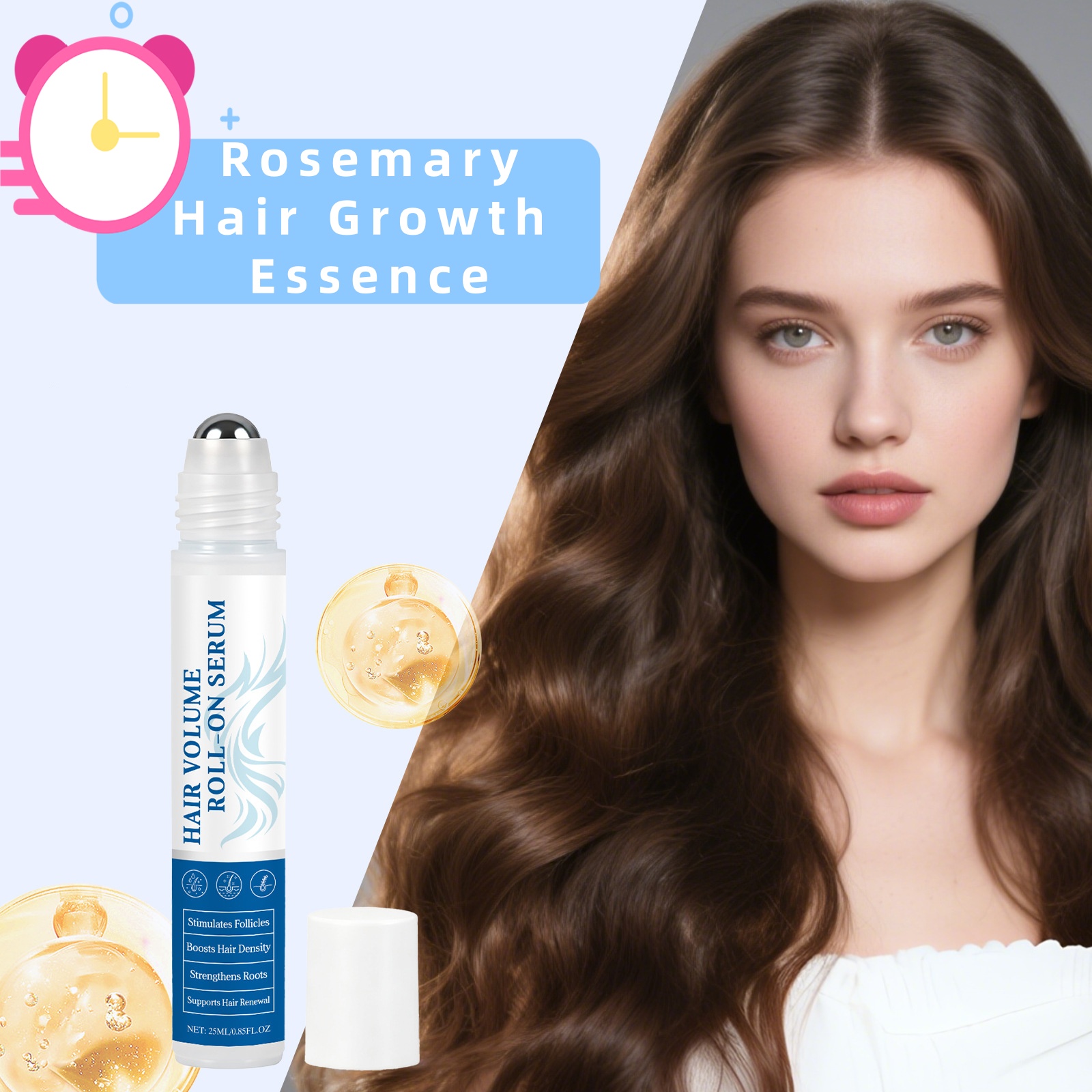 Hair Care Hair Serum - เซรั่มบำรุงเส้นผมและหนังศีรษะ โรสแมรี่ ช่วยกระตุ้นการเจริญเติบโตของเส้นผม ควบคุมความมัน บำรุงรากผม ซ่อมแซมหนังศีรษะที่เสียหาย
