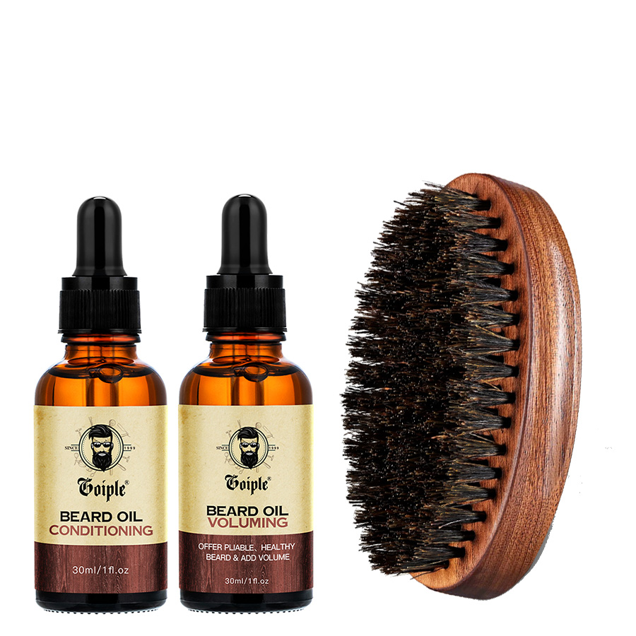 Hair Care For Men - 3 ชิ้นผู้ชาย Natural Beard Care Oil