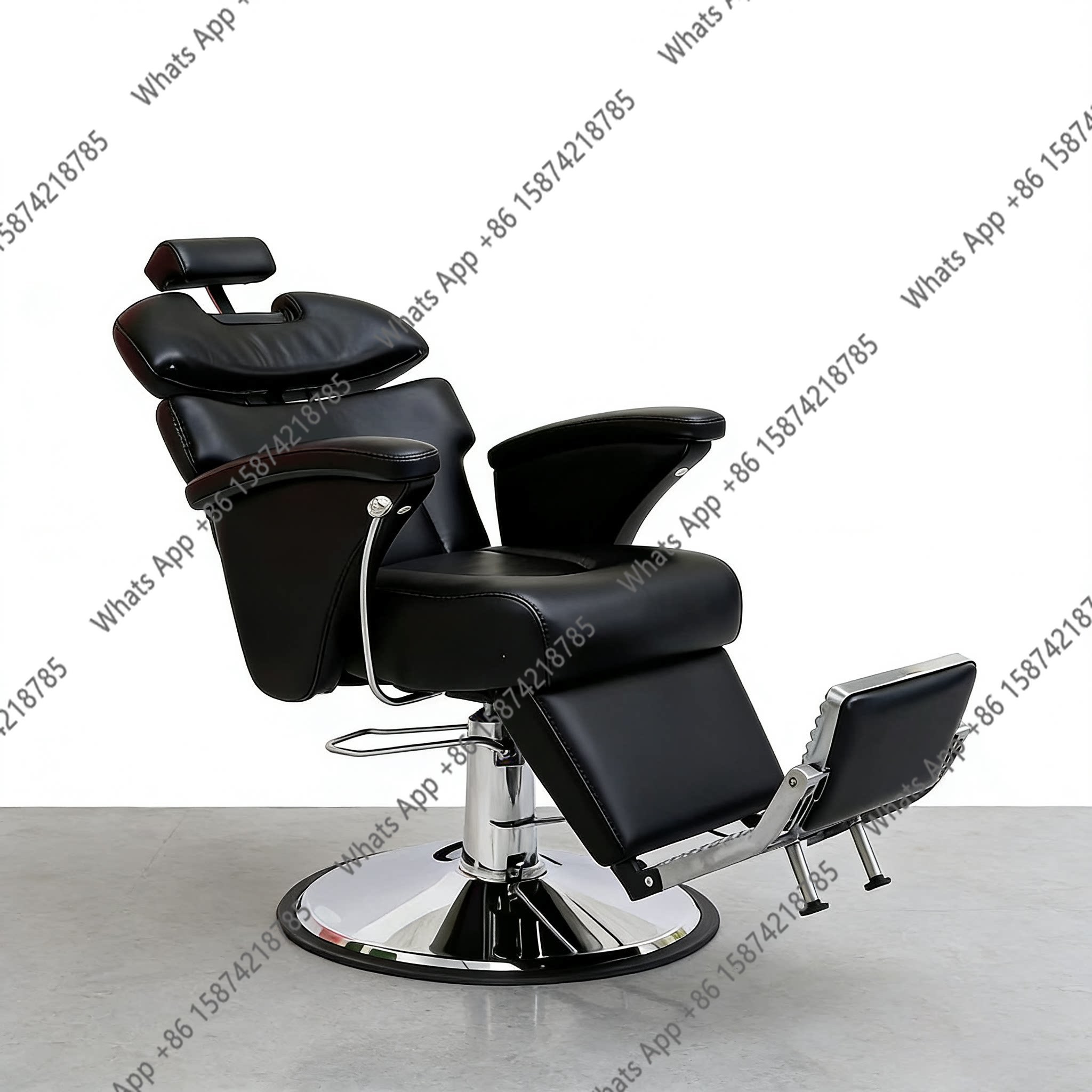 Hair Care High End - เก้าอี้ตัดผมระดับไฮเอนด์สำหรับร้านตัดผม ร้านเสริมสวย เก้าอี้เอนนอนสำหรับดูแลเส้นผมและหนังศีรษะ