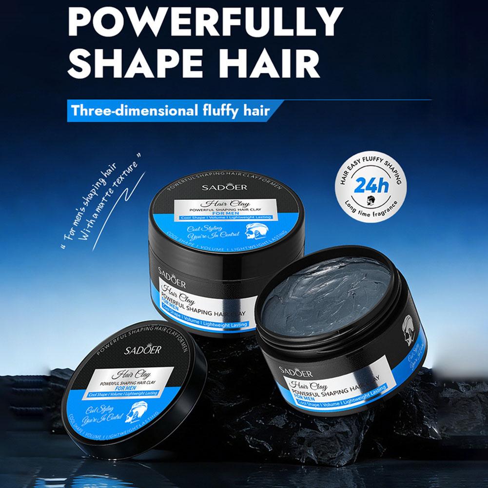 Hair Care For Men - แว็กซ์จัดแต่งทรงผมสำหรับผู้ชาย สูตรแข็งแรง ติดทนนาน ให้ทรงผมฟูสวยแบบคลาสสิก เงางาม เรียบลื่น