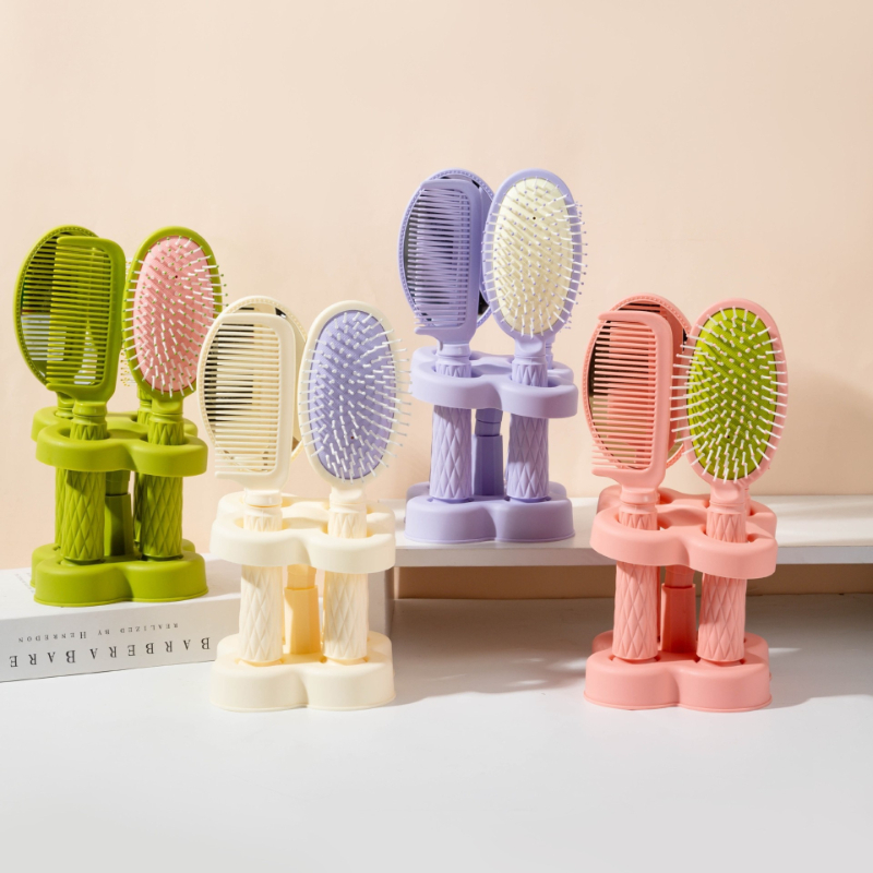 ชุดหวีพร้อมกระจก 4 ชิ้นพร้อมฐา - Hair Care High End บทวิจารณ์และราคา