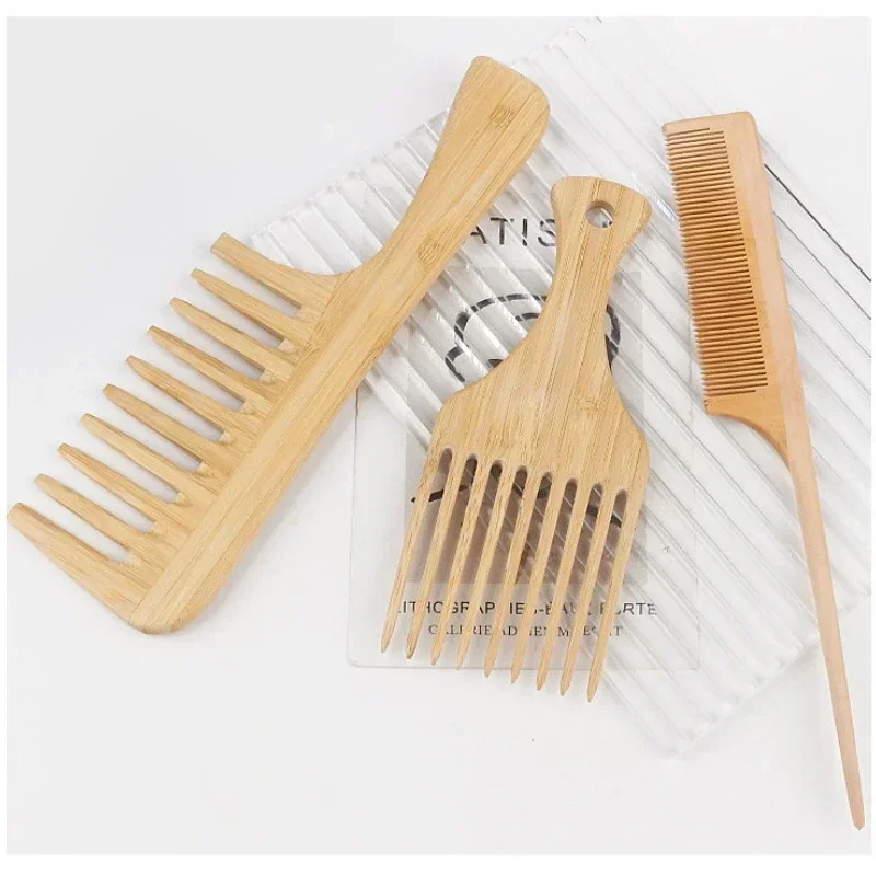 1 ชิ้นไม้ไผ่ธรรมชาติไม้หวีผม A - Bamboo Hair Brush บทวิจารณ์และราคา