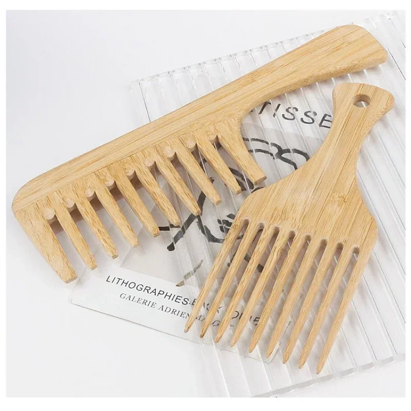 1 ชิ้นไม้ไผ่ธรรมชาติไม้หวีผม A - Bamboo Hair Brush บทวิจารณ์และราคา