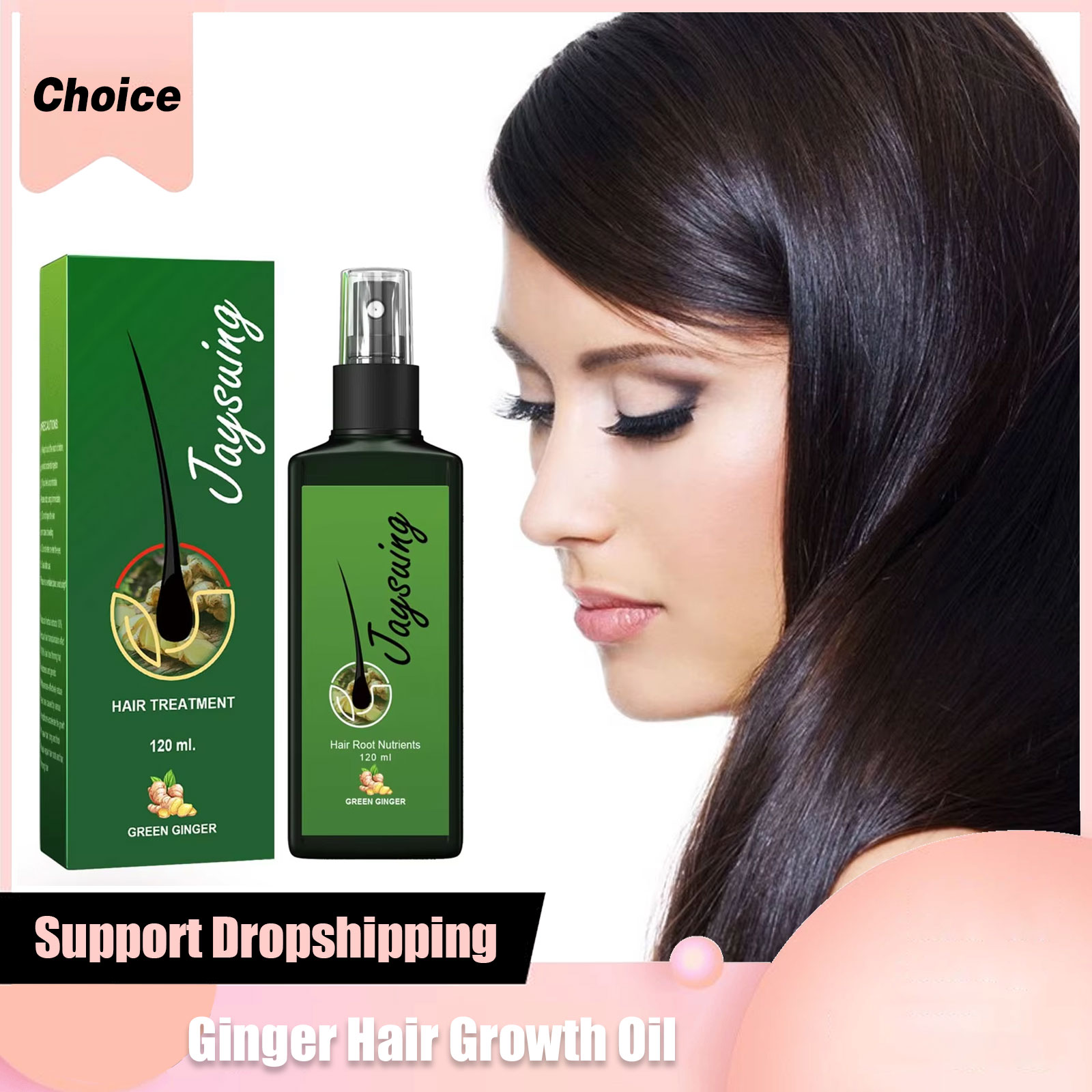 Fast Ginger Hair Growth สเปรย์ - Hair Care Hair Serum บทวิจารณ์และราคา