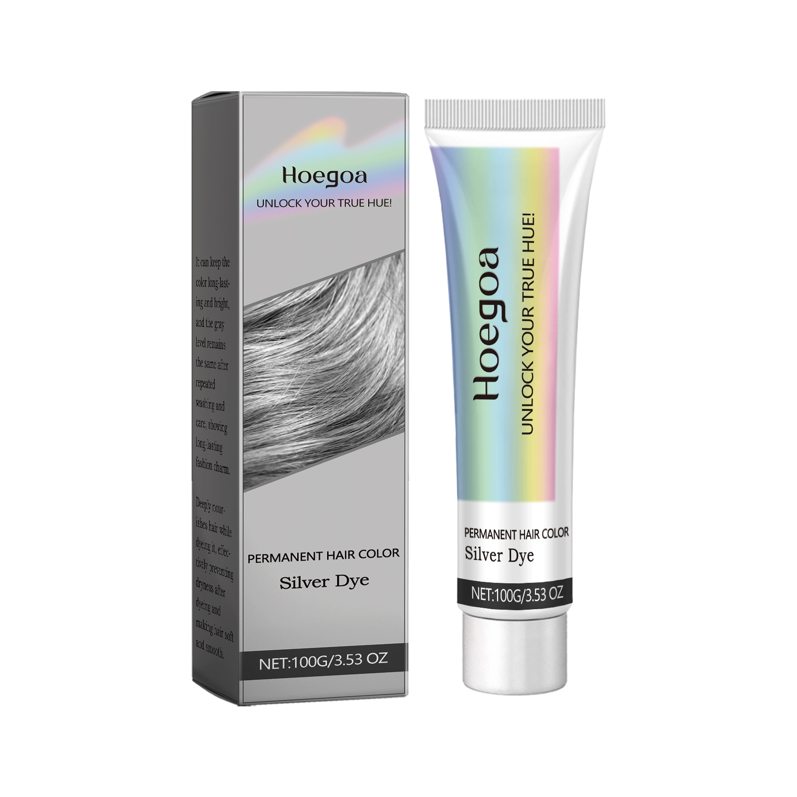 สีเทาย้อมผมถาวรจัดแต่งทรงผมสีผ - Hair Care Loreal บทวิจารณ์และราคา