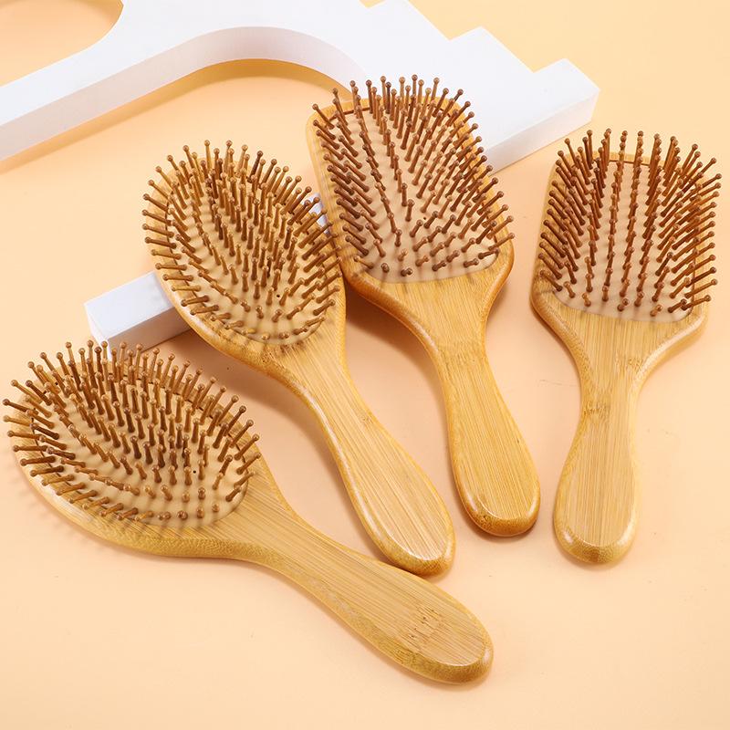 หวีไม้ไผ่ธรรมชาติ {MAX-66} หวี - Bamboo Hair Brush บทวิจารณ์และราคา