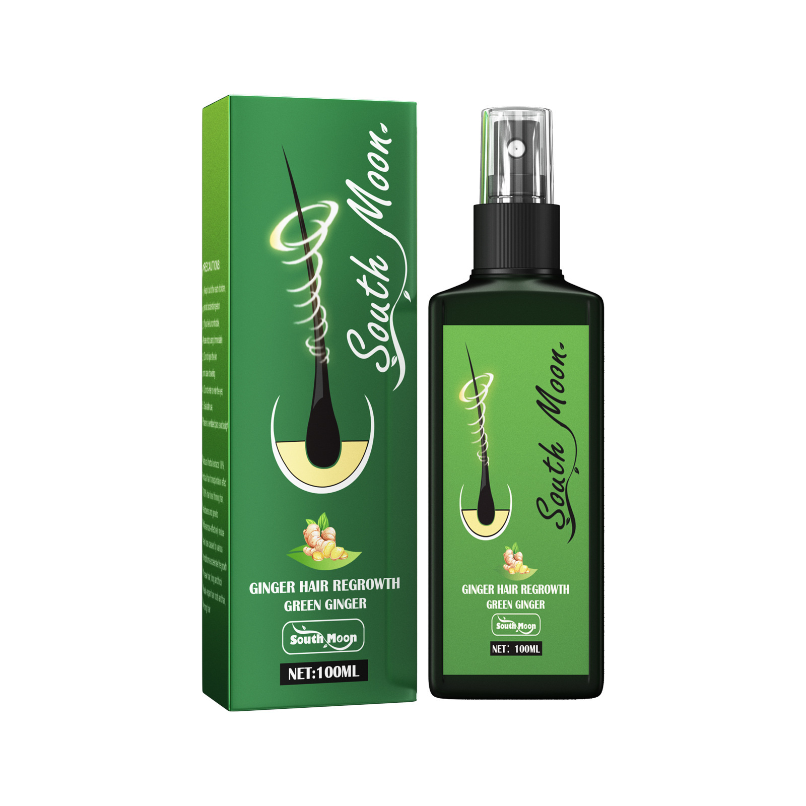 สเปรย์บำรุงเส้นผมเซาท์มูนจินเจ - Hair Care Herbal บทวิจารณ์และราคา