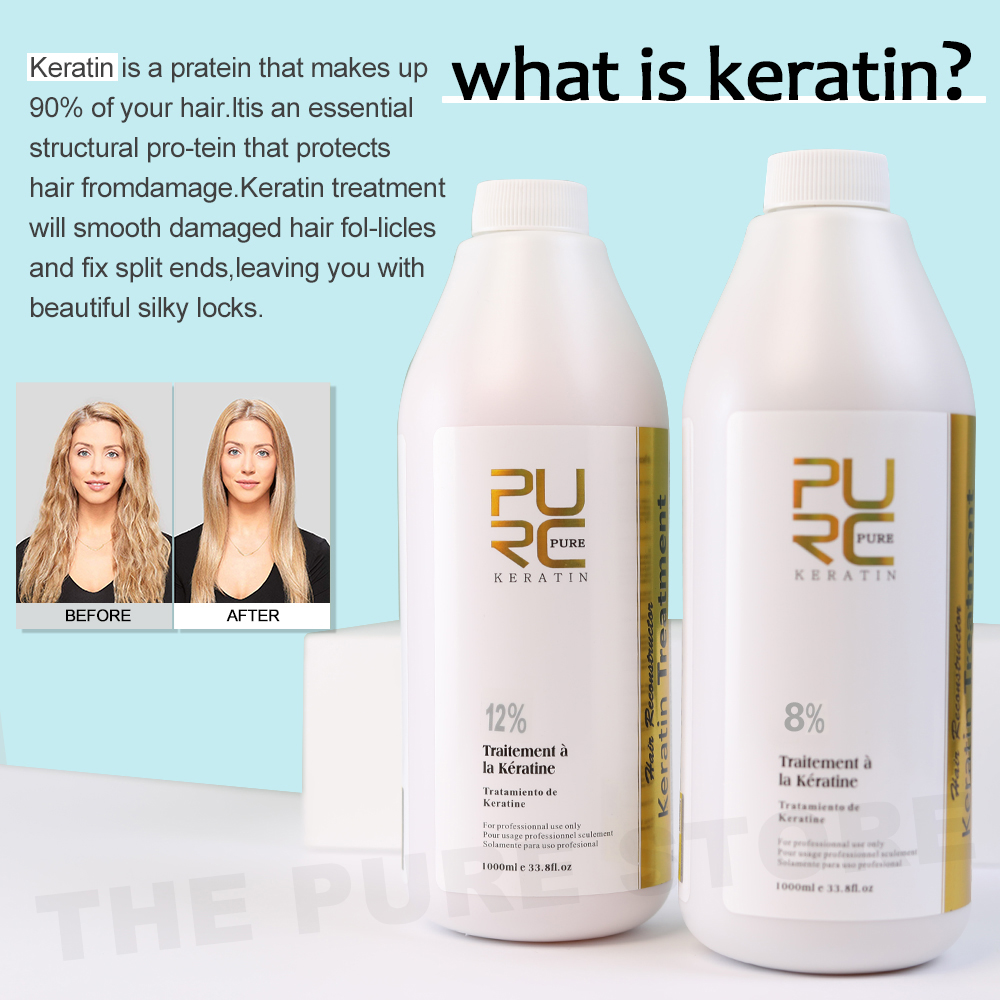 PURC 8% Keratin Smoothing Trea - Hair Care Keratin บทวิจารณ์และราคา