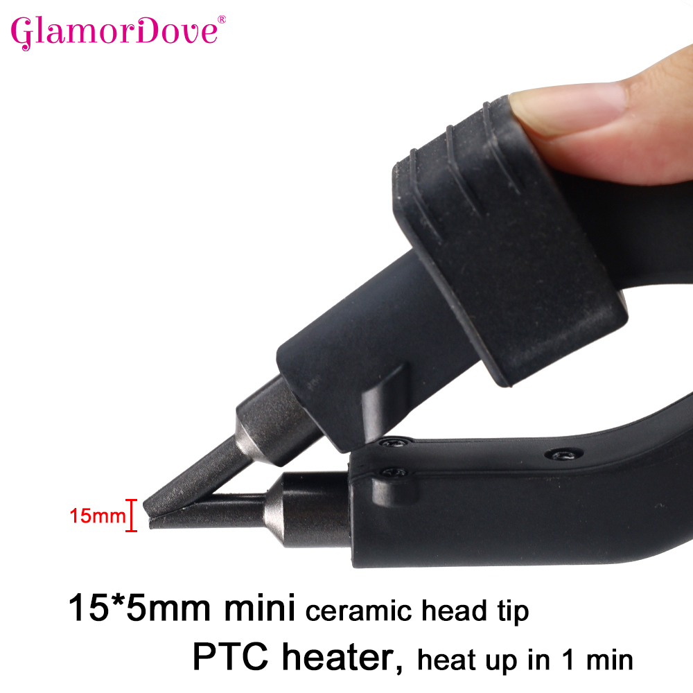 Hot FUSION Hair EXTENSION Melt - Glue Gun Hair บทวิจารณ์และราคา