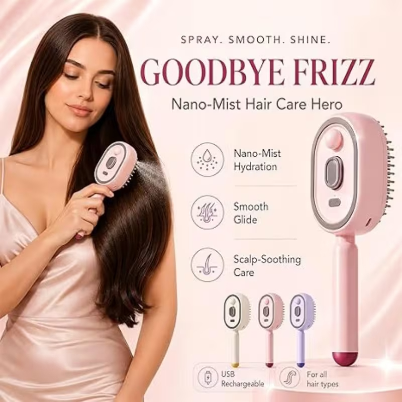 หวีนวดไฟฟ้าพร้อมระบบพ่นน้ำมันห - Hair Care Is Self Care บทวิจารณ์และราคา