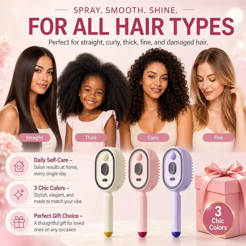 หวีนวดไฟฟ้าพร้อมระบบพ่นน้ำมันห - Hair Care Is Self Care บทวิจารณ์และราคา