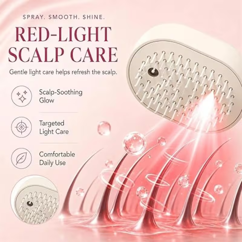 หวีนวดไฟฟ้าพร้อมระบบพ่นน้ำมันห - Hair Care Is Self Care บทวิจารณ์และราคา