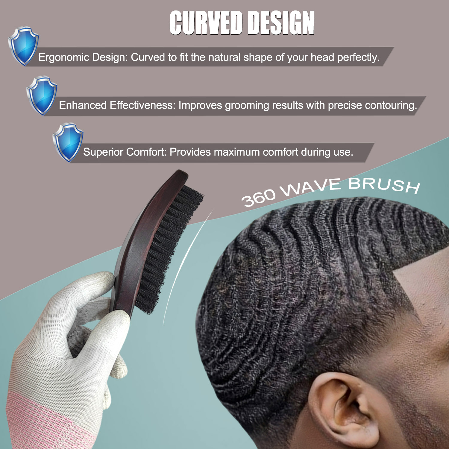 แปรงหวีผมและเครา Gracemen 360  - Hair Care For Men บทวิจารณ์และราคา
