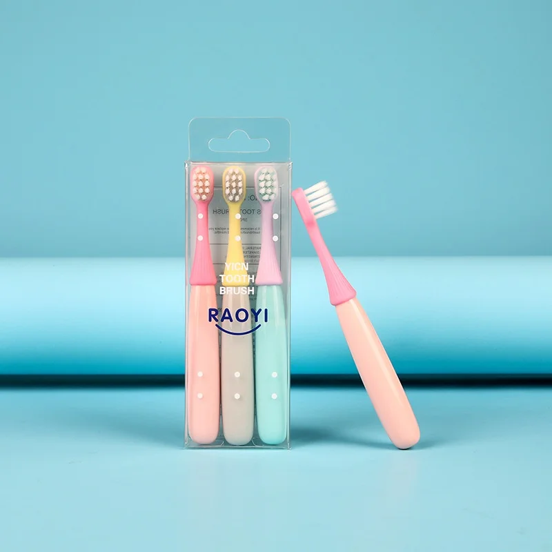 แปรงสีฟันเด็ก3ชิ้น/เซ็ต3ชุดสำห - Bamboo Hair Brush บทวิจารณ์และราคา