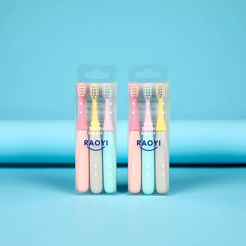 แปรงสีฟันเด็ก3ชิ้น/เซ็ต3ชุดสำห - Bamboo Hair Brush บทวิจารณ์และราคา