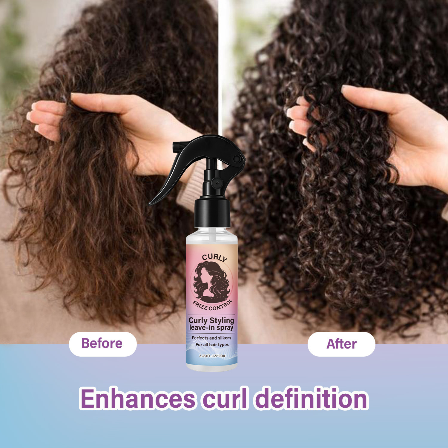 สเปรย์จัดแต่งทรงผมลอนแบบไม่ต้อ - Hair Care Herbal บทวิจารณ์และราคา