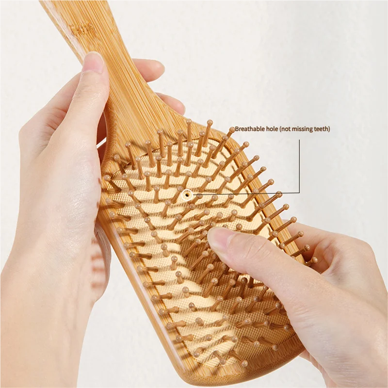 แปรงหวีผมไม้ไผ่สำหรับผู้หญิง ห - Bamboo Hair Brush บทวิจารณ์และราคา
