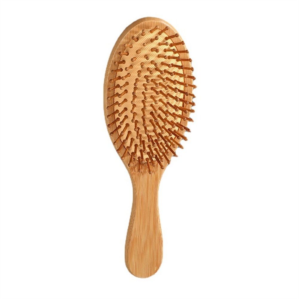 หวีไม้แบบมีเบาะลมสำหรับนวดหนัง - Bamboo Hair Brush บทวิจารณ์และราคา
