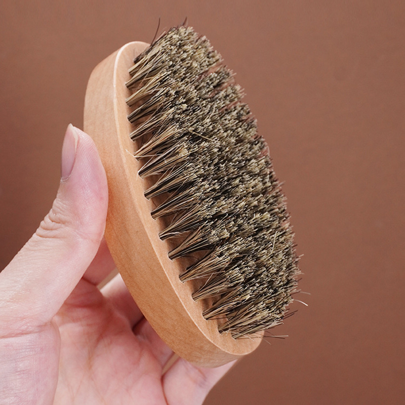 หมูป่าธรรมชาติแปรงเคราสำหรับชา - Bamboo Hair Brush บทวิจารณ์และราคา
