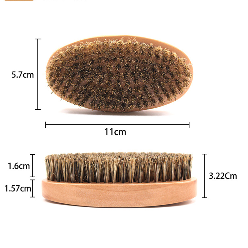 หมูป่าธรรมชาติแปรงเคราสำหรับชา - Bamboo Hair Brush บทวิจารณ์และราคา